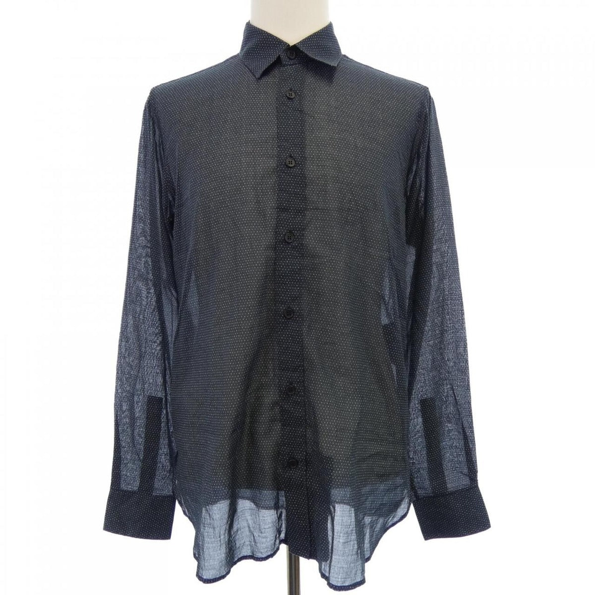 Saint Laurent Shirt Navy 38 Dots