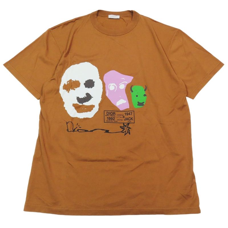 Unused 22AW DIOR X Travis Scott Travis Scott Cactus JACK Cactus JACK T-shirt