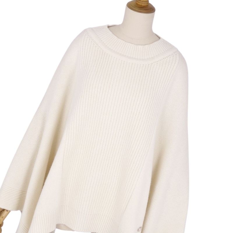 Hermes 23SS Knit Poncho Cape Cashmere Co