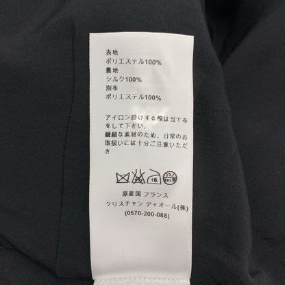 Christian DIOR - Flower Lace Back Zip Sleeveless Dress Fully Lined - 38 - Black