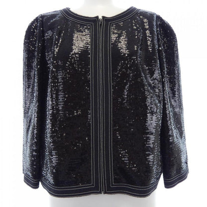 Chanel Collarless Jacket Black