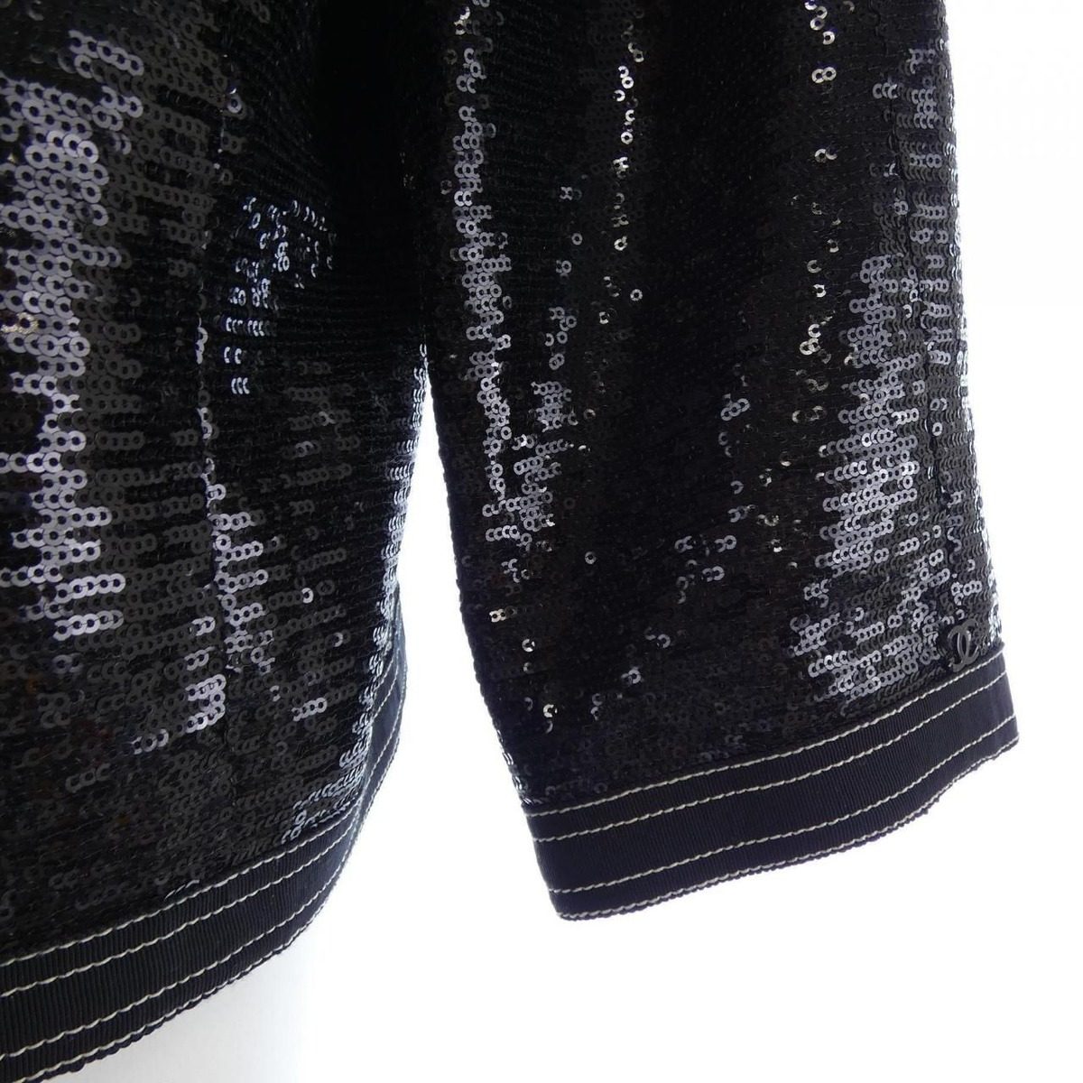 Chanel Collarless Jacket Black — view 6