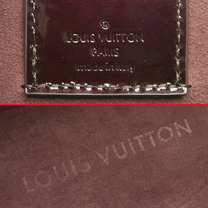 Louis Vuitton LV Long Beach MM M90475 Vernis Amarante Tote Bag A4 Size