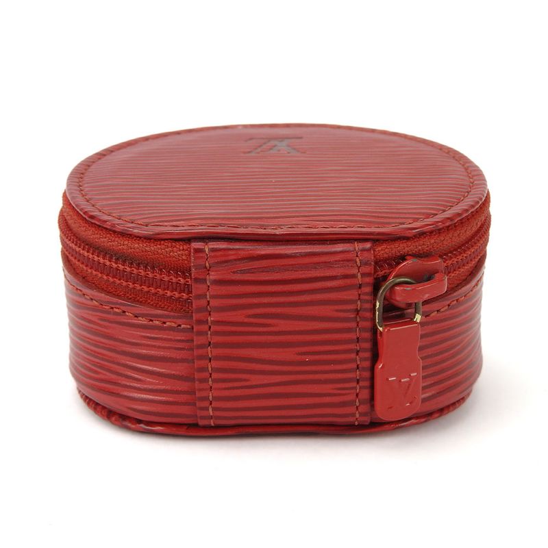 Louis Vuitton Accessory Pouch Eclan Bijoux M48227 Epi Leather Castilian Red