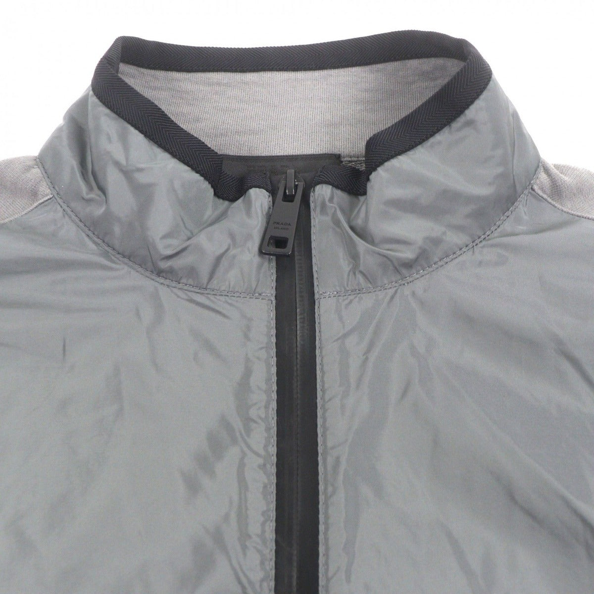 Prada Stand Collar Contrast Jacket — view 2