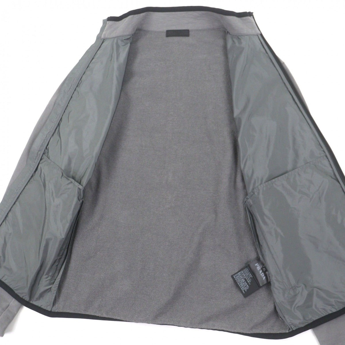Prada Stand Collar Contrast Jacket — view 4