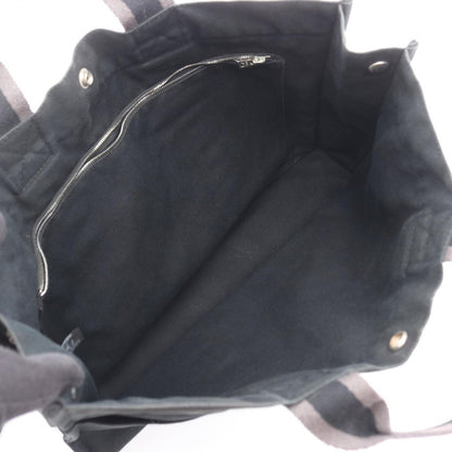 Hermes Tote Fourre Tout MM Black Canvas — view 3