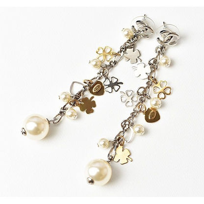 Chanel Clover Heart Motif Silver