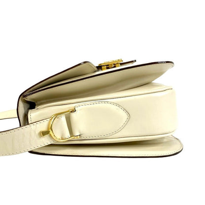 Celine Vintage Carriage Leather Shoulder Bag — view 5