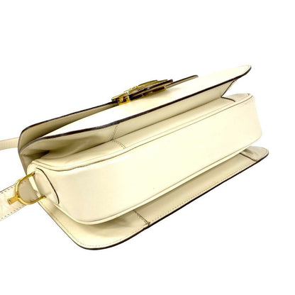 Celine Vintage Carriage Leather Shoulder Bag — view 7