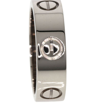 Cartier Love Ring #50 Ring - 18K White Gold Ladies