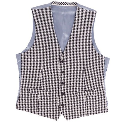 Gucci Ensemble Tailored Jacket Vest Gilet Checked Wool Outerwear Men's 48 (M
