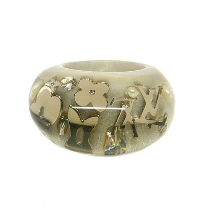 Louis Vuitton Bag Ankle John Ring Monogram Clear Silver