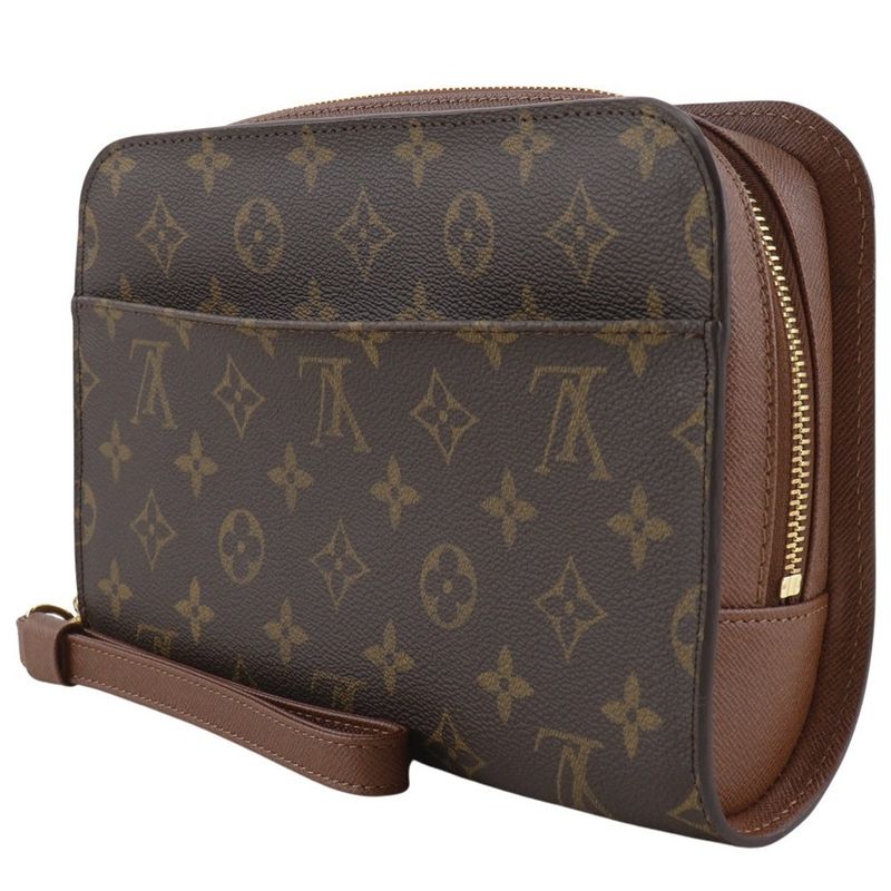 Louis Vuitton Orsay M51790 Monogram Canvas Brown Ar0929 Men's Second Bag