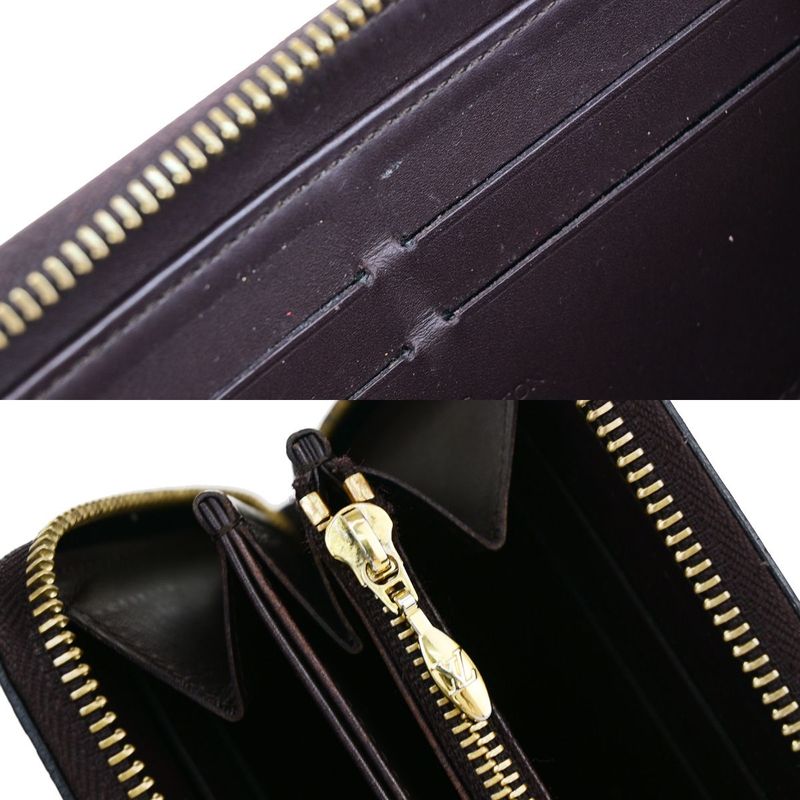 Louis Vuitton Wallet Zippy Wallet Amarante Enamel Leather Vernis M93522 67eb376