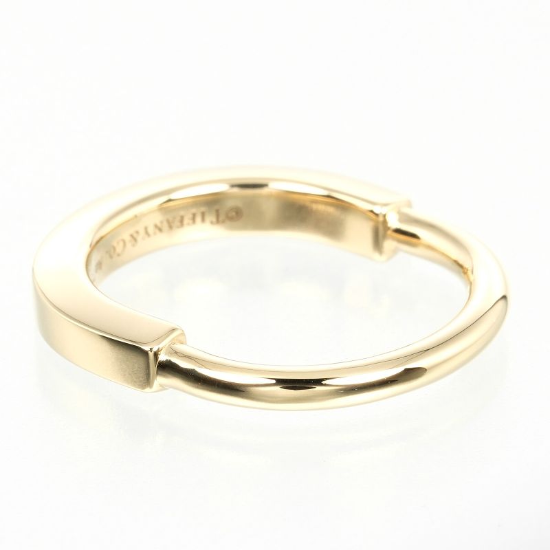 [tiffany & Co] Tiffany & Co Lock 18K Yellow Gold Size 6 Ladies' 4.5 G Ring