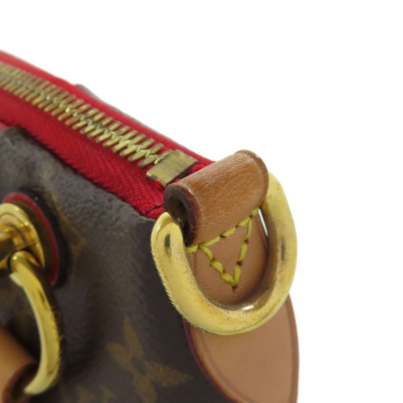 Louis Vuitton M43966 V Tote BB Handbag Monogram Canvas Women