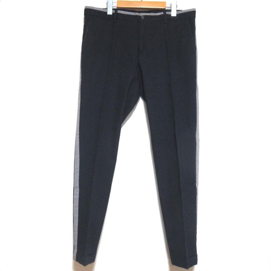 Dolce & Gabbana Side Patch Trousers Pants 52 Navy Gray