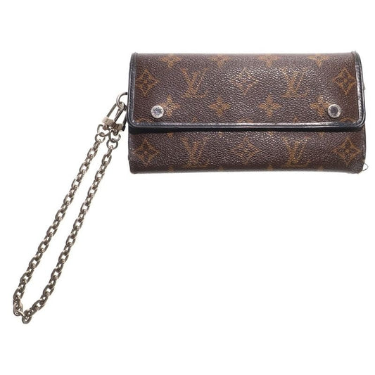 Louis Vuitton Portefeuille Long Monogram Macassar Leather