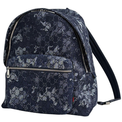 Gucci GG Denim Large Backpack Navy