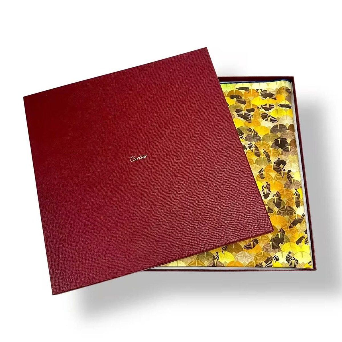 Cartier Scarf Tiger Square Yellow — view 3