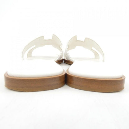 Hermes Oran Sandals White — view 5