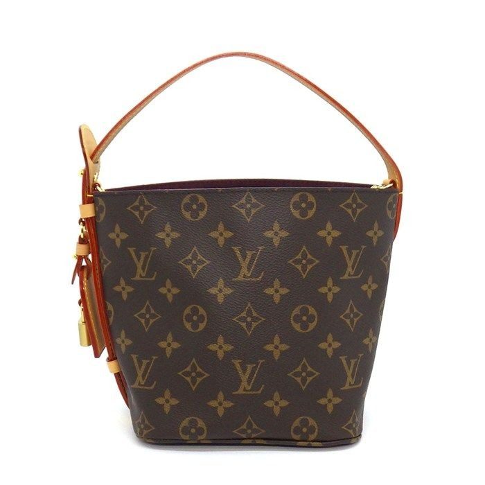 Louis Vuitton Shoulder Bag All in BB Monogram Canvas Leather Gold