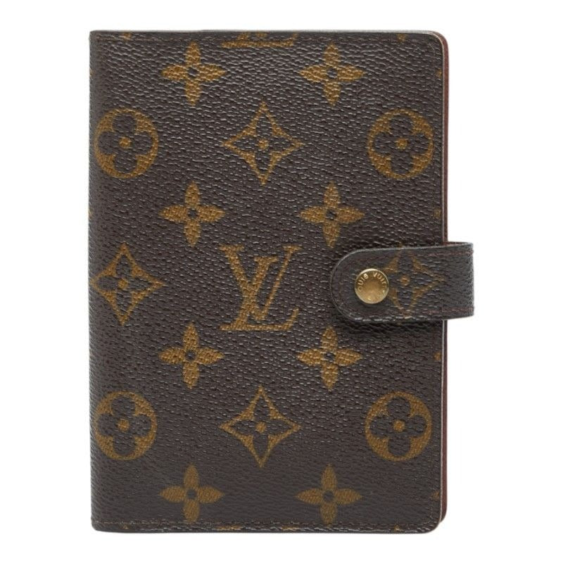 Louis Vuitton Monogram Agenda PM Brown Leather