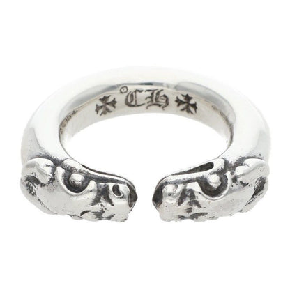Chrome Hearts Double Dog Ring Dog Silver
