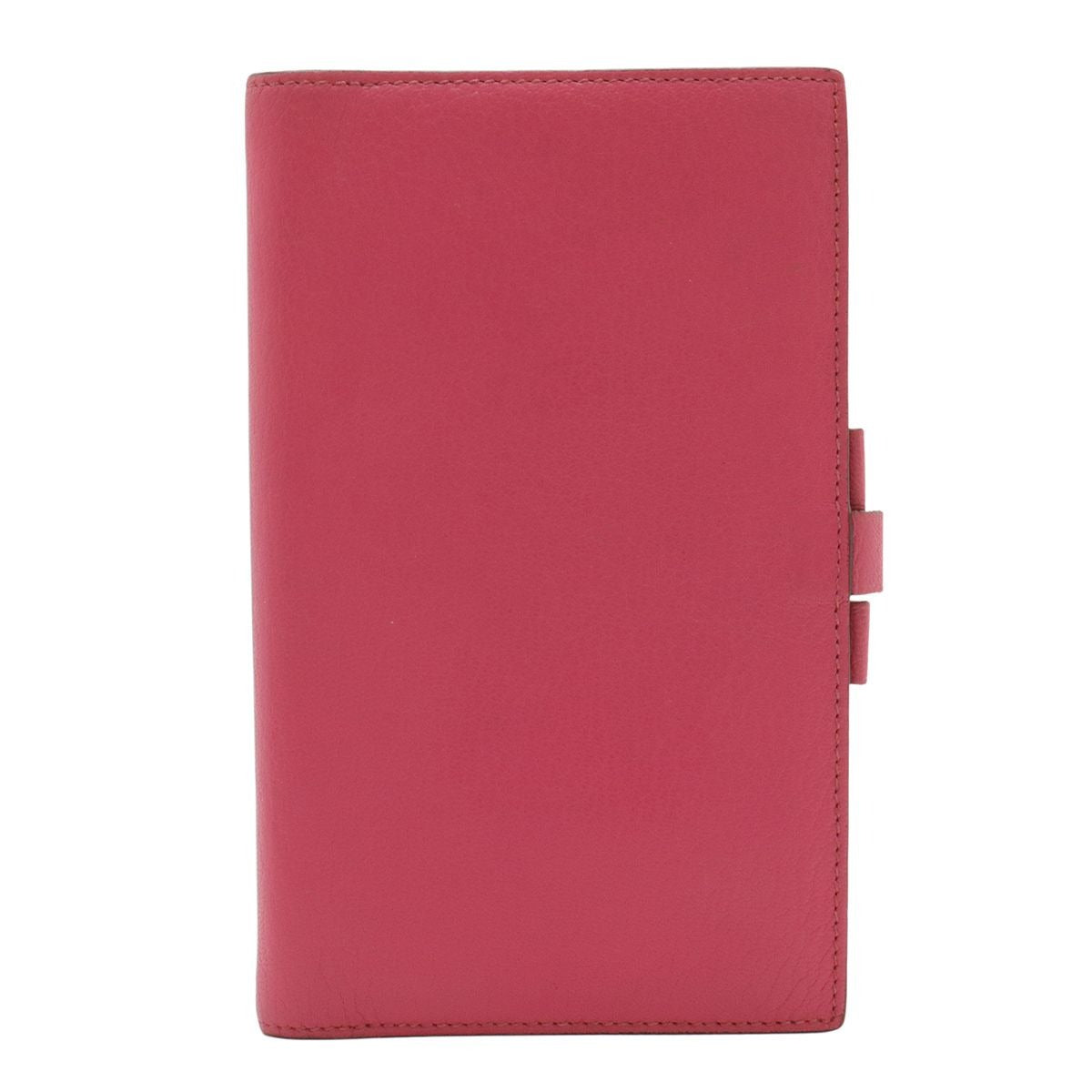 Hermes Agenda Vision Notebook Cover Chevre Leather Fuchsia Pink