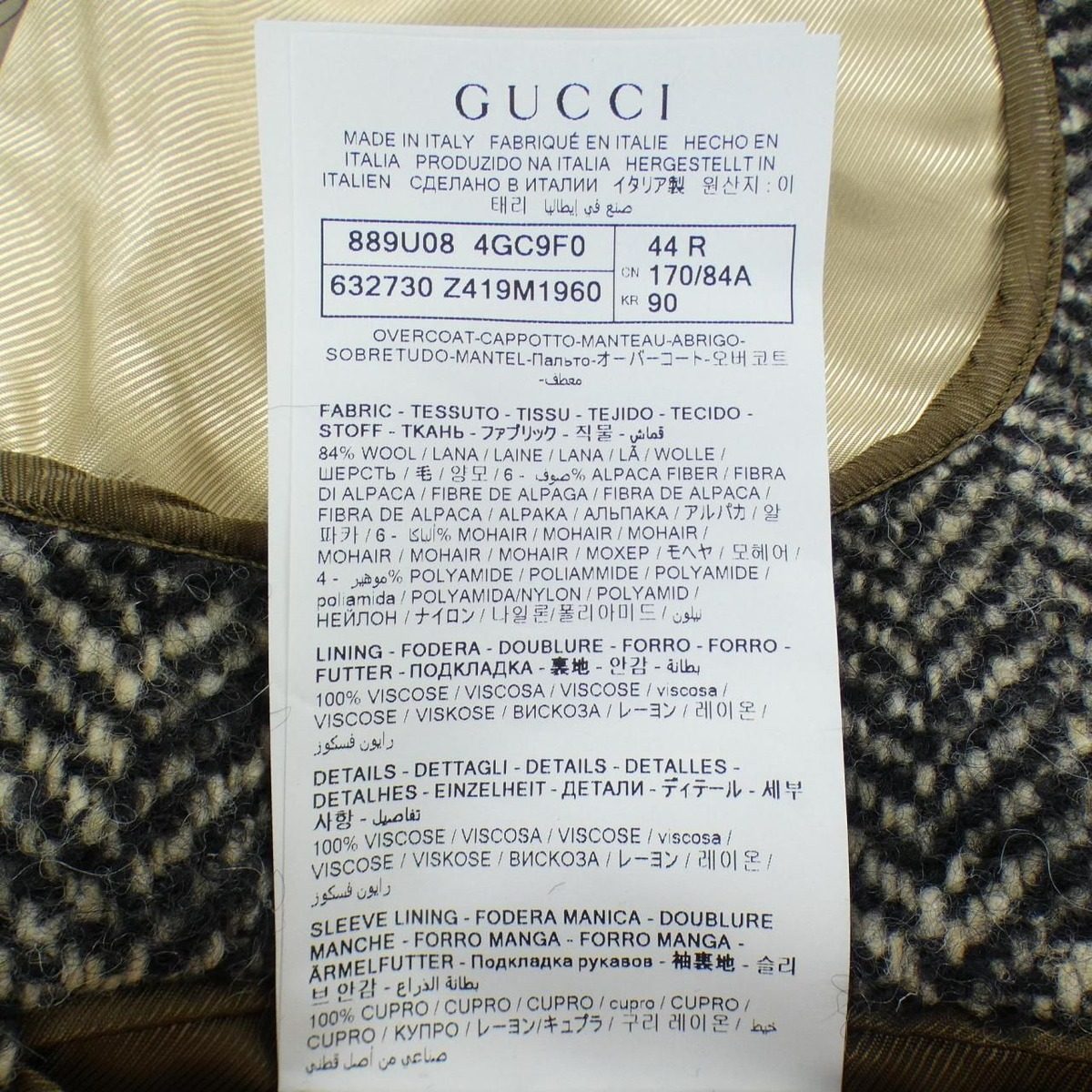 Gucci Coat Black — view 3