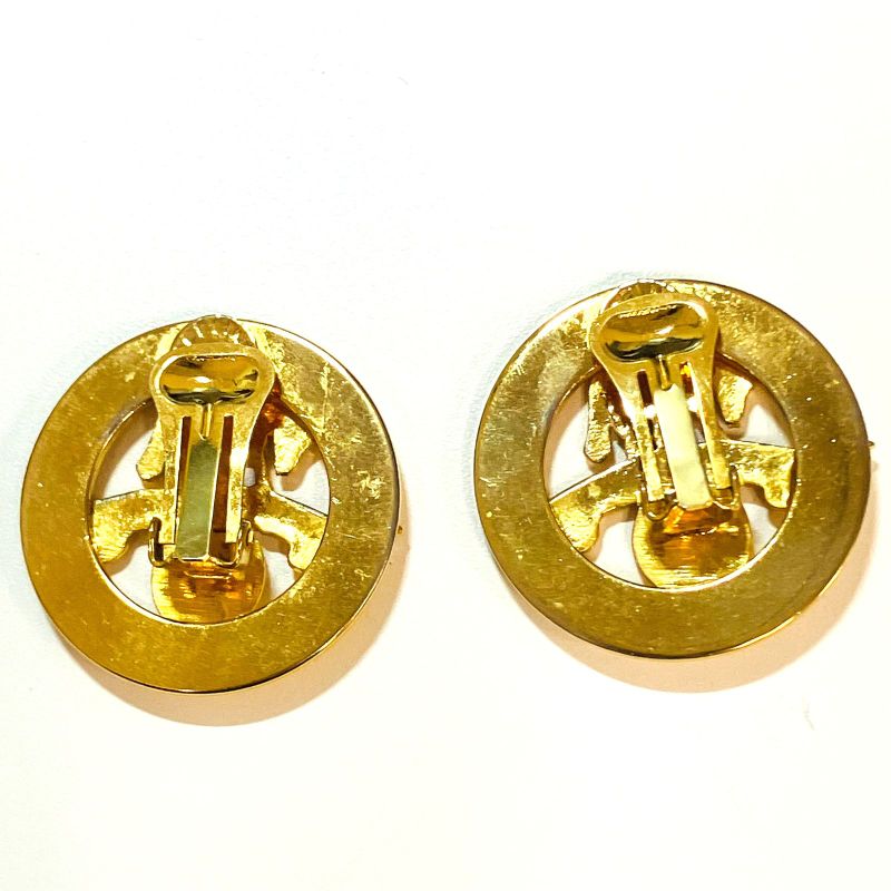 Celine Circle Horse Earrings: X2013