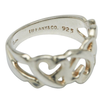 Tiffany & Co Triple Rubbing Heart Sv925 Silver Ladies Tiffany & Co