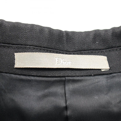 Dior Homme Tailored Jacket Vanitas Skull Flower Wool Black — view 3