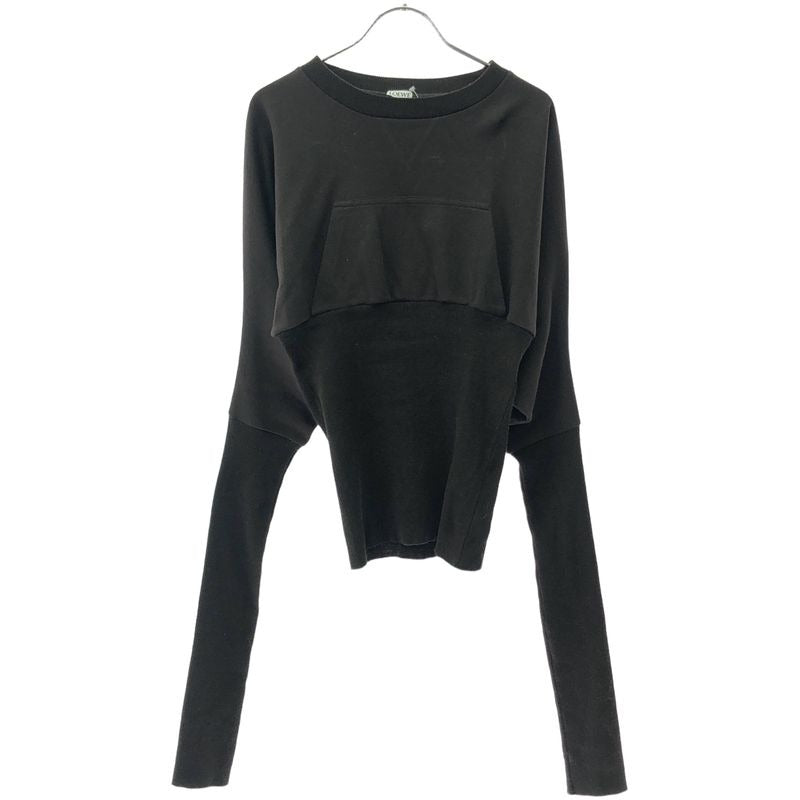 Loewe Wool Ribbed Sweat Top S540 Y23 X31 Brown XS