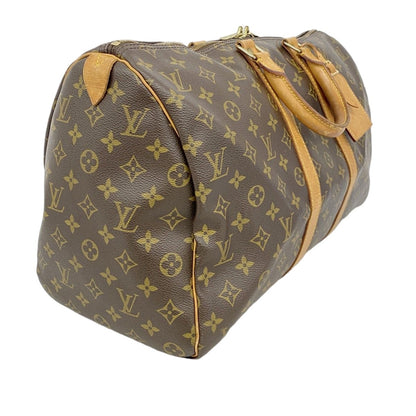 Louis Vuitton Boston Bag Monogram Keepall 45 Brown — view 2
