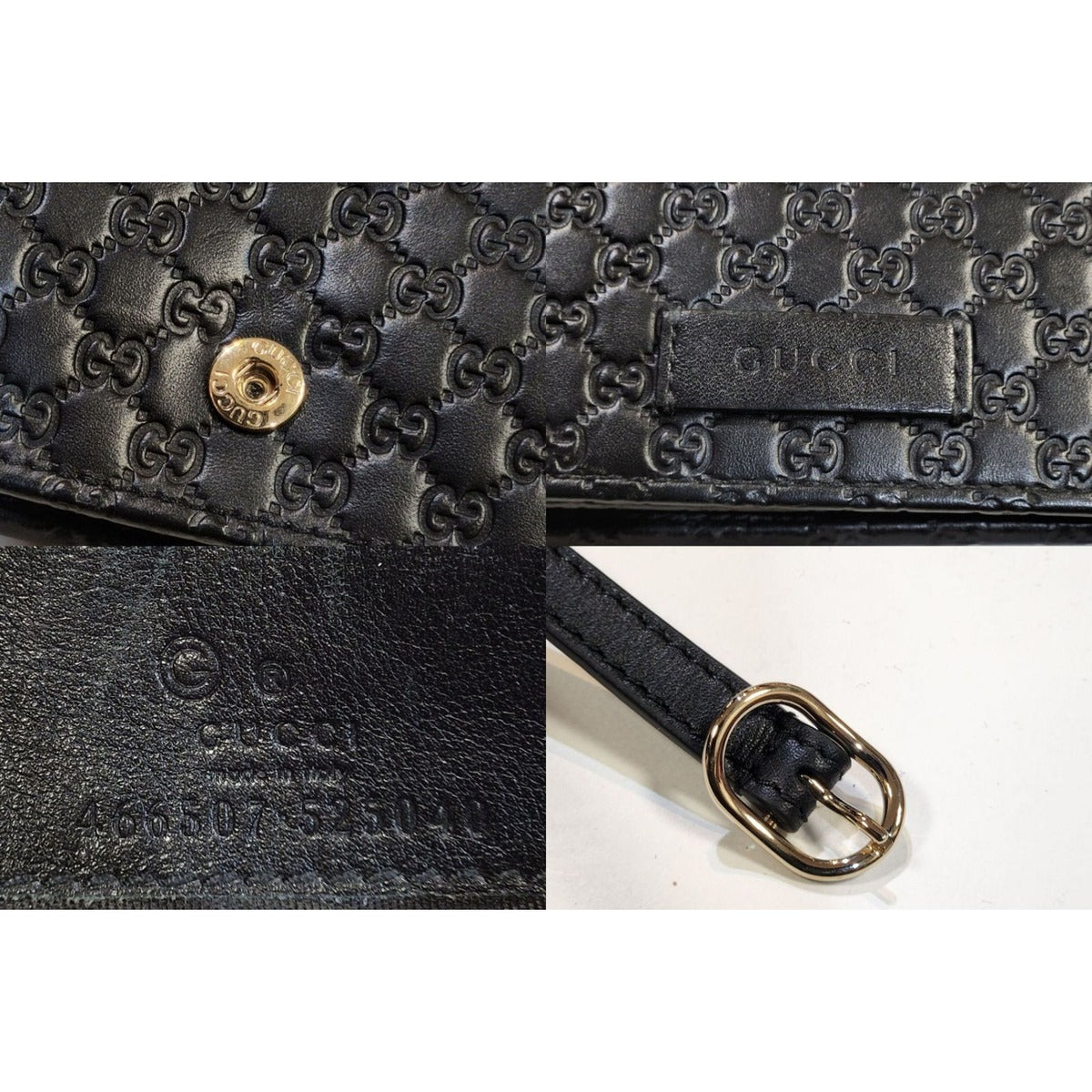Gucci Micro Guccissima Wallet Handbag — view 9