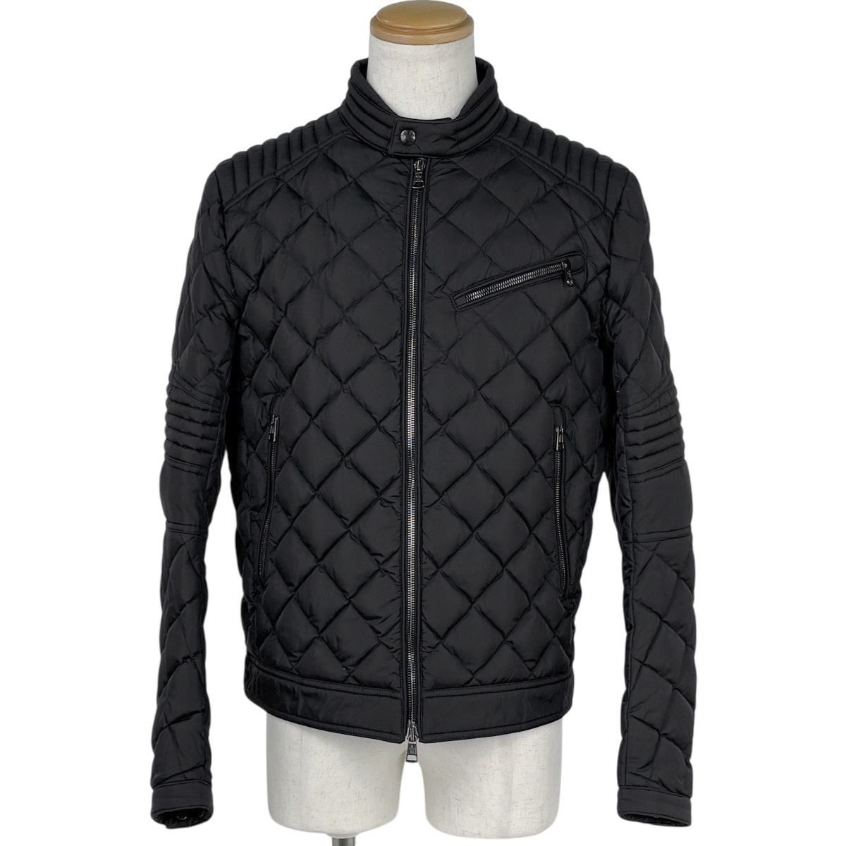 Moncler Logo Down Jacket Breitman Black