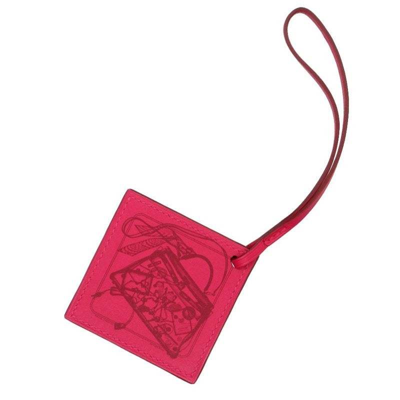 Hermes Carre Nano Charm Vorsoft Rose Mexico Bag 1844
