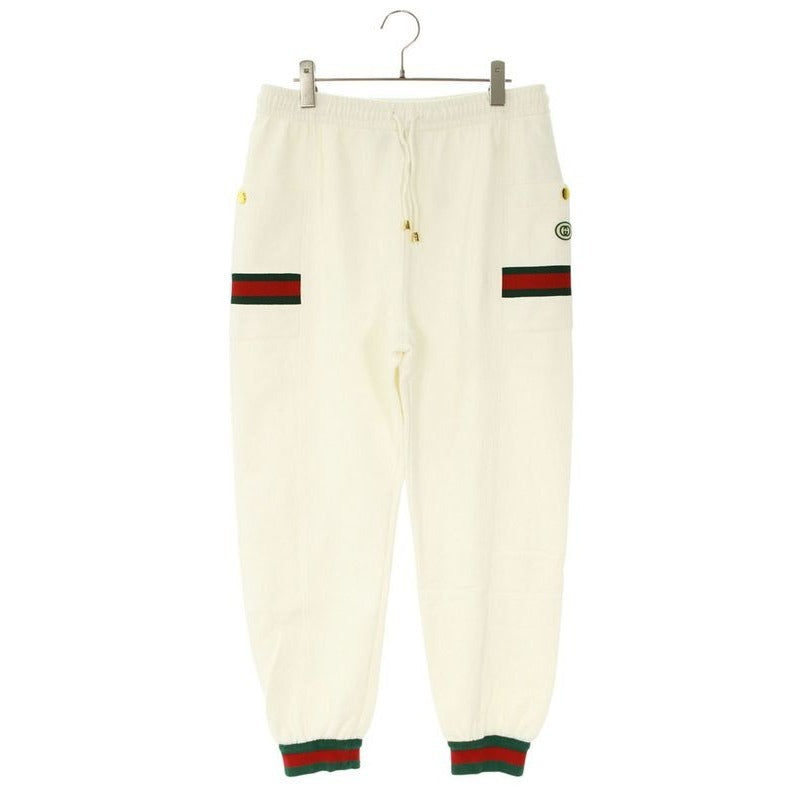 Gucci Xjcoe Ribbed Sweatshirt Long Pants With Logo Patch