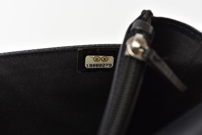 Chanel Chain Wallet Shoulder Bag Long Wallet Caviar Skin Black
