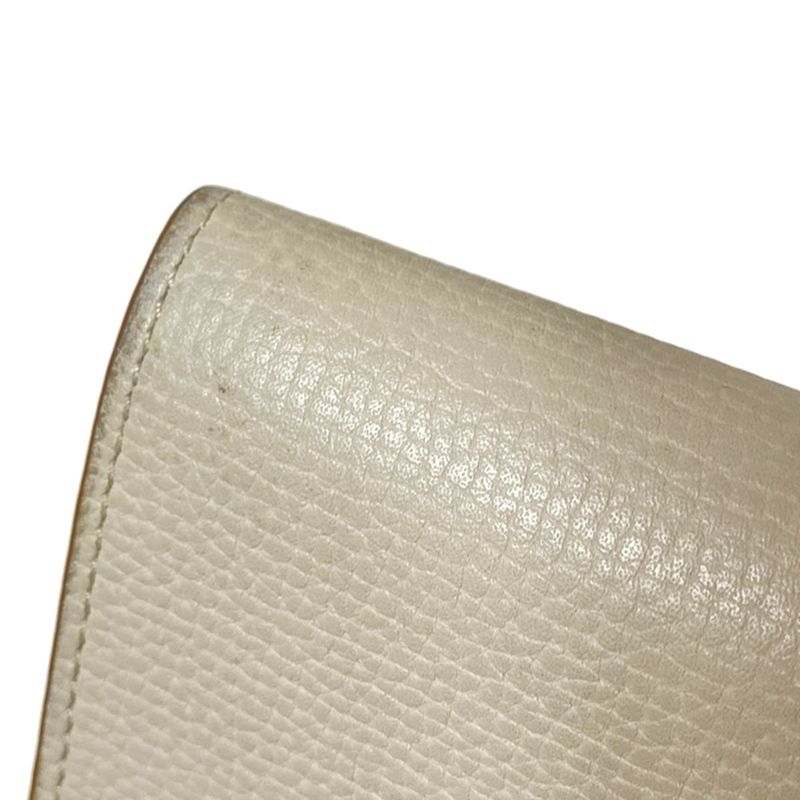 Loewe Trifold Wallet - Grey Beige Leather