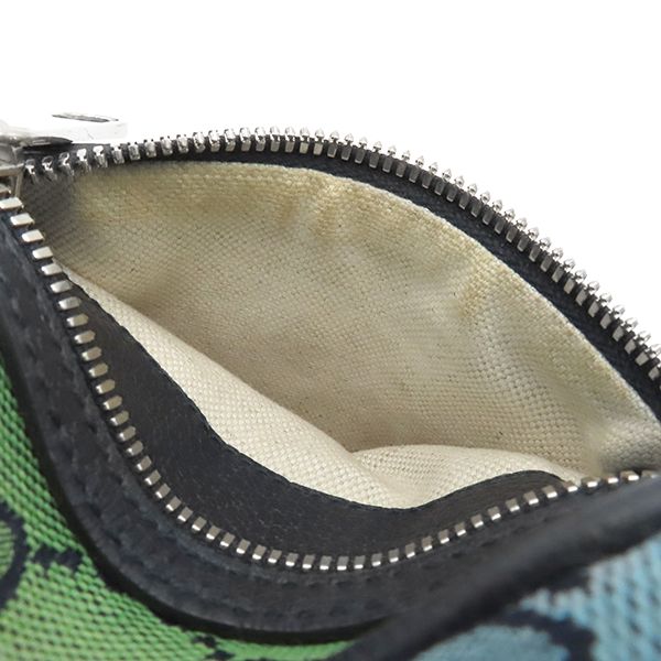 Gucci Shoulder Bag GG Mini GG Canvas Multicolor Silver Hardware 658659