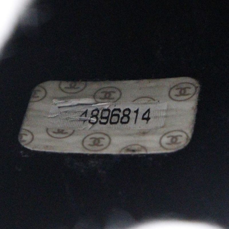 Chanel Vanity Coco Mark Caviar Skin Black Ladies Handbag