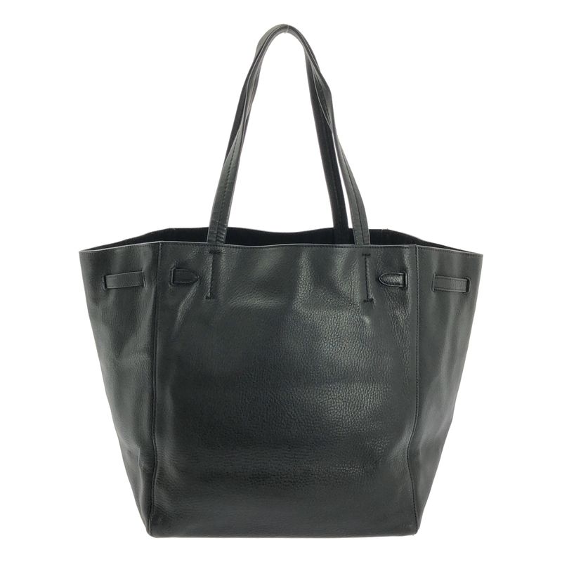 Celine - Phoebe Cabas Phantom Small Leather Tote Bag - Black - Women