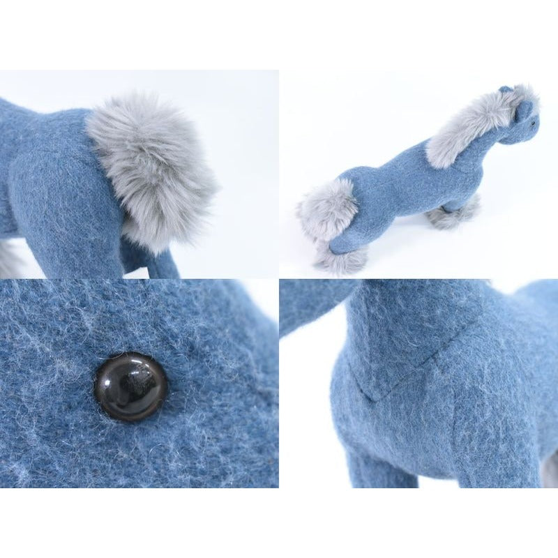 Hermes Elmy PPM Horse Plush Toy Cashmere Polyester Blue Baby Goods — view 8