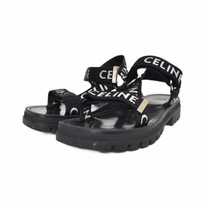 Celine Leo Strappy Sandal 43 Black