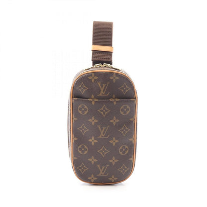 Louis Vuitton Waist Bag Pochette Gange Canvas Leather