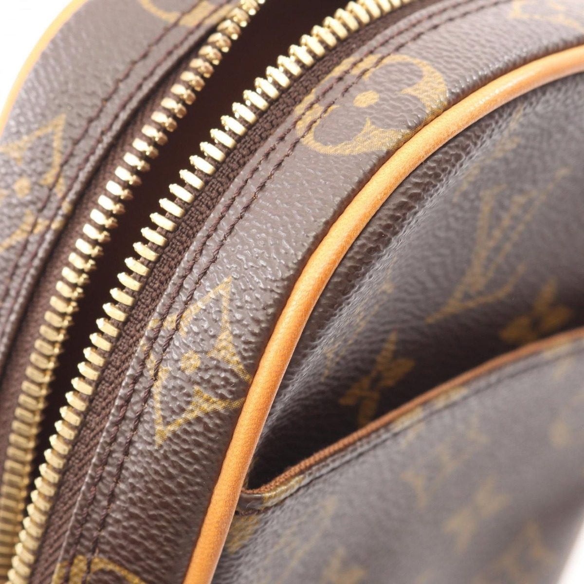 Louis Vuitton Waist Bag Pochette Gange Canvas Leather — view 7