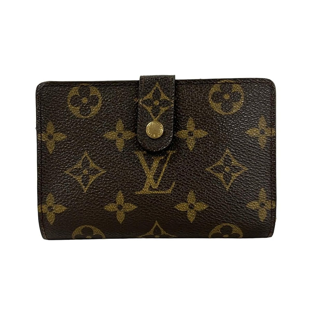 Louis Vuitton Bifold Wallet Monogram Porte Monet Billets Viennois Leather